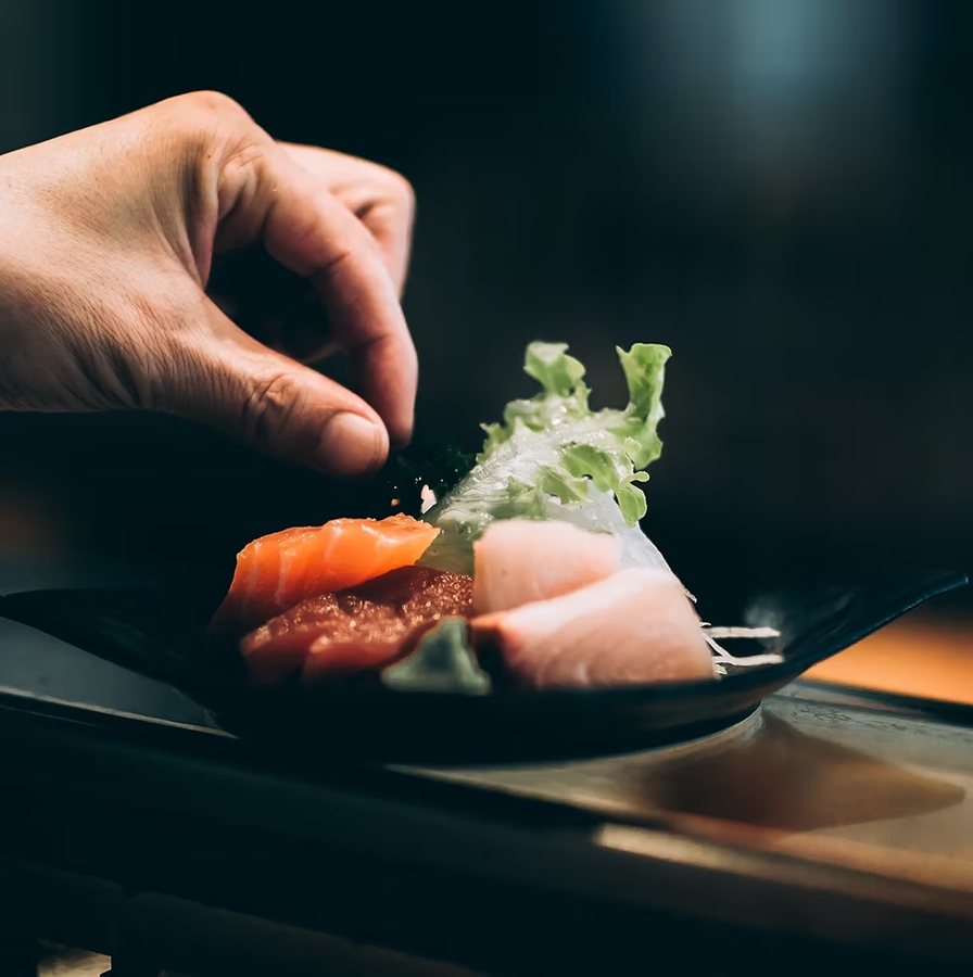 Färsk sushi, sashimi och nigiri hos Daiki i Perstorp